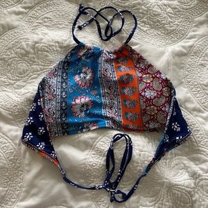 BOHO PRINT BIKINI TOP
